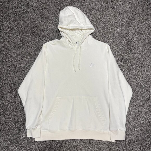 Nike Club Fleece Sail Hoodie (BV2654-134), Size XL - Picture 1 of 4